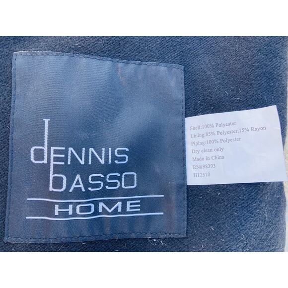 Dennis Basso Cover Blanket Black White Animal Print Giraffe Zebra Tapestry Heavy - Picture 8 of 8